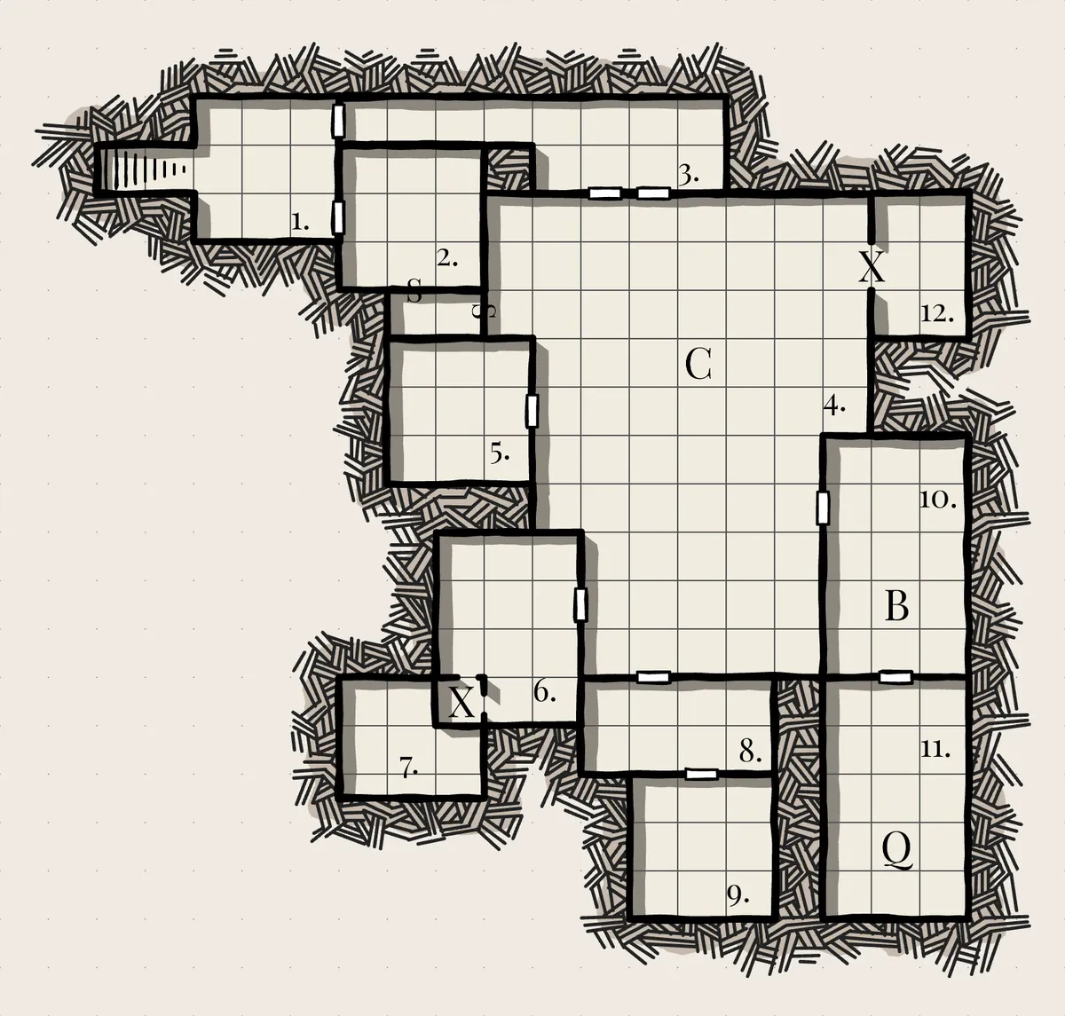 CatacombBlightedSkullMap_22x21