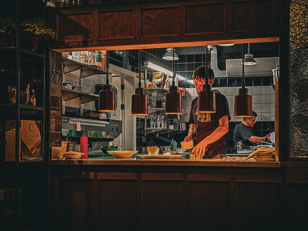 Cook at work