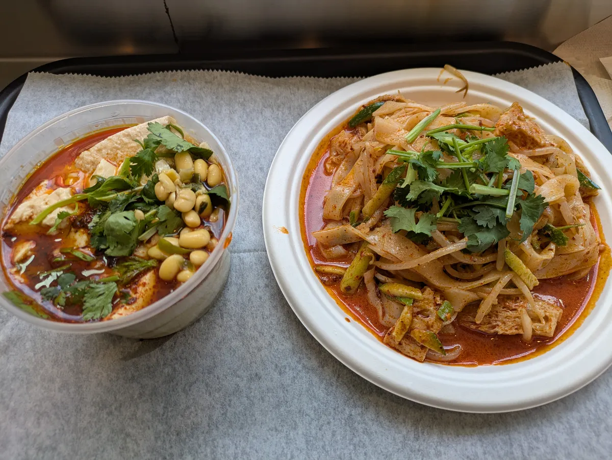 xian famous foods liangpi noodles and changan tofu