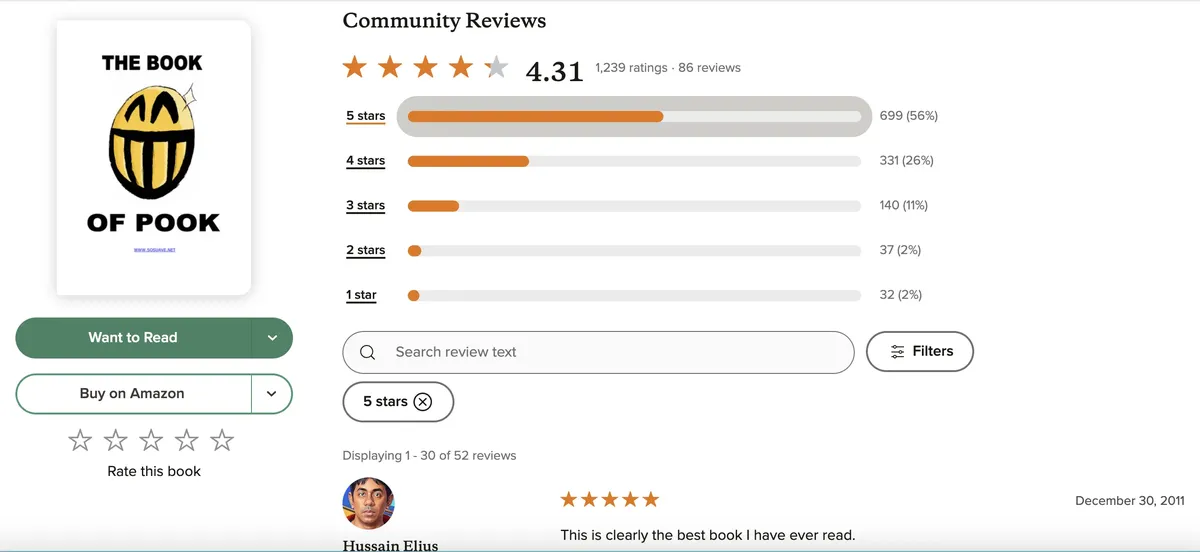 the book of pook review