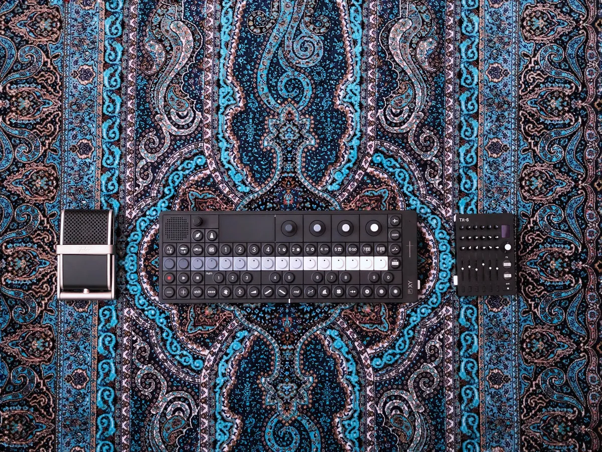 Boundless Ambient’s Teenage Engineering Setup featuring the Tula Mic, OP-XY, and TX-6