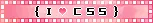 I love CSS blinkie