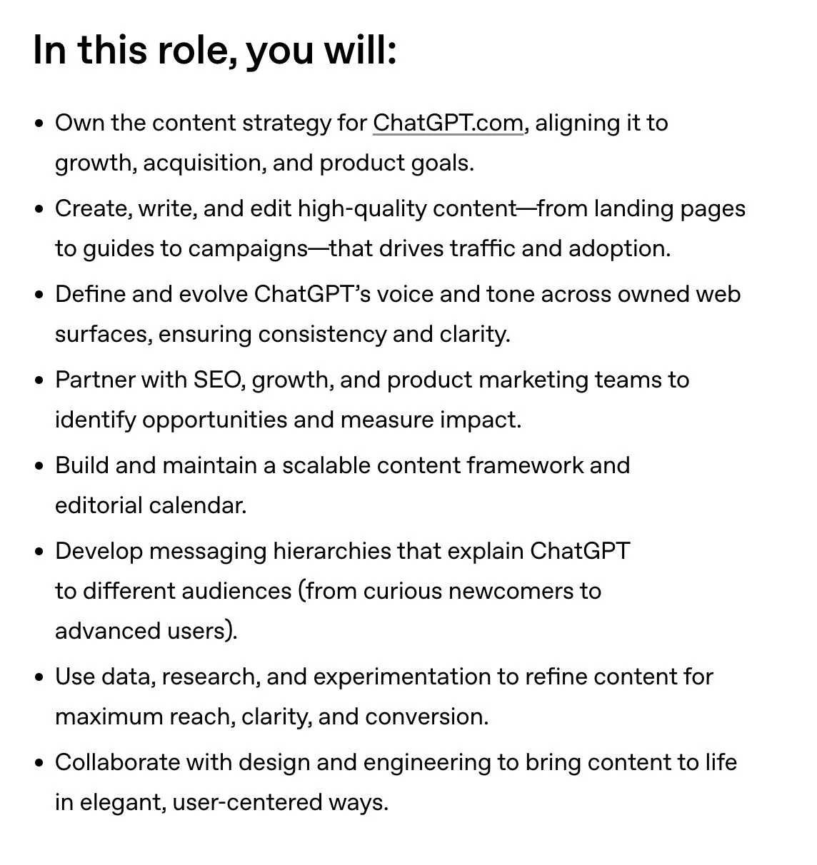 chatgpt hiring for content writer 2