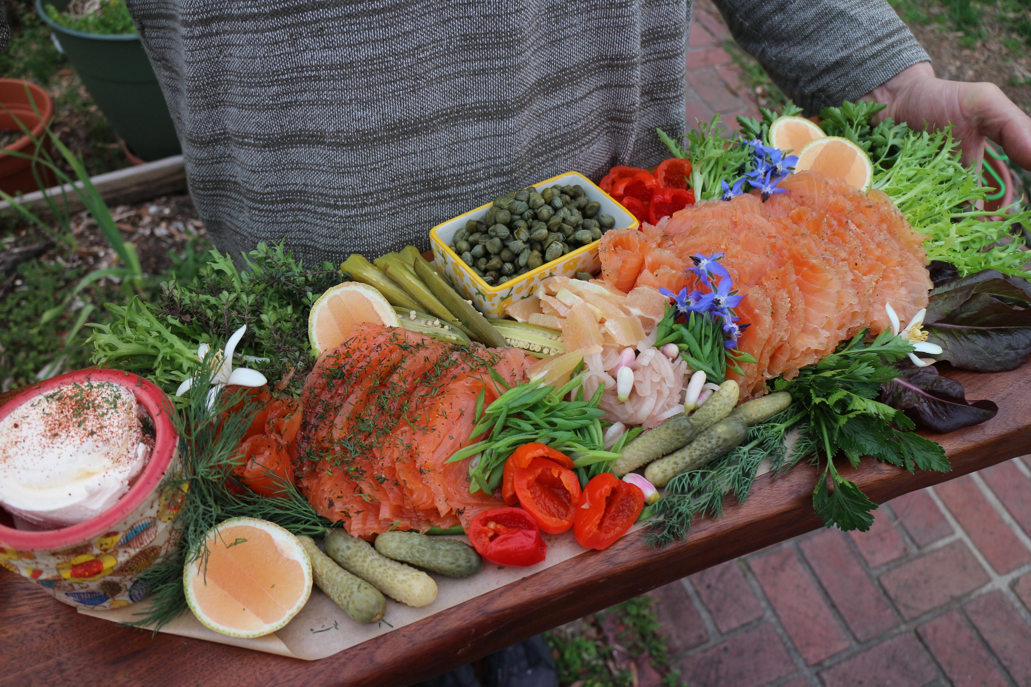 salmon platter