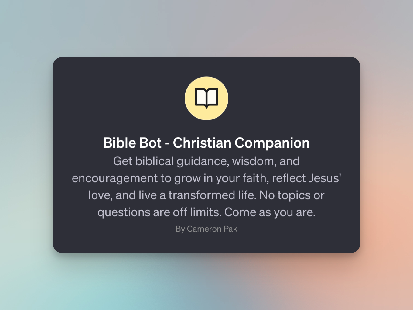 Bible Bot