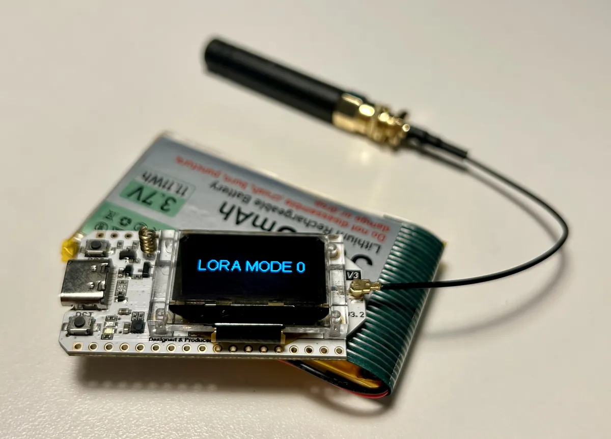 Heltec v3 board booting up