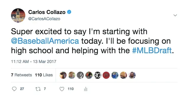 BA start twitter screenshot