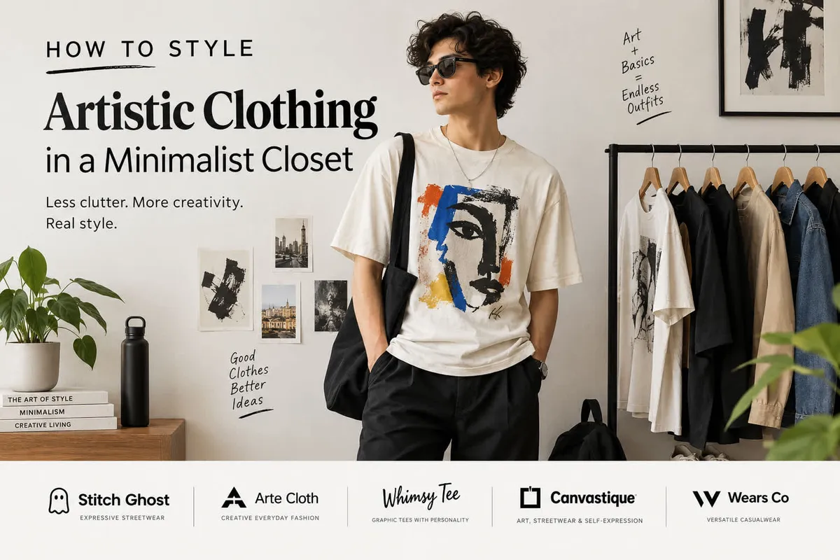 How to Style Artistic Clothing in a Minimalist Closet
