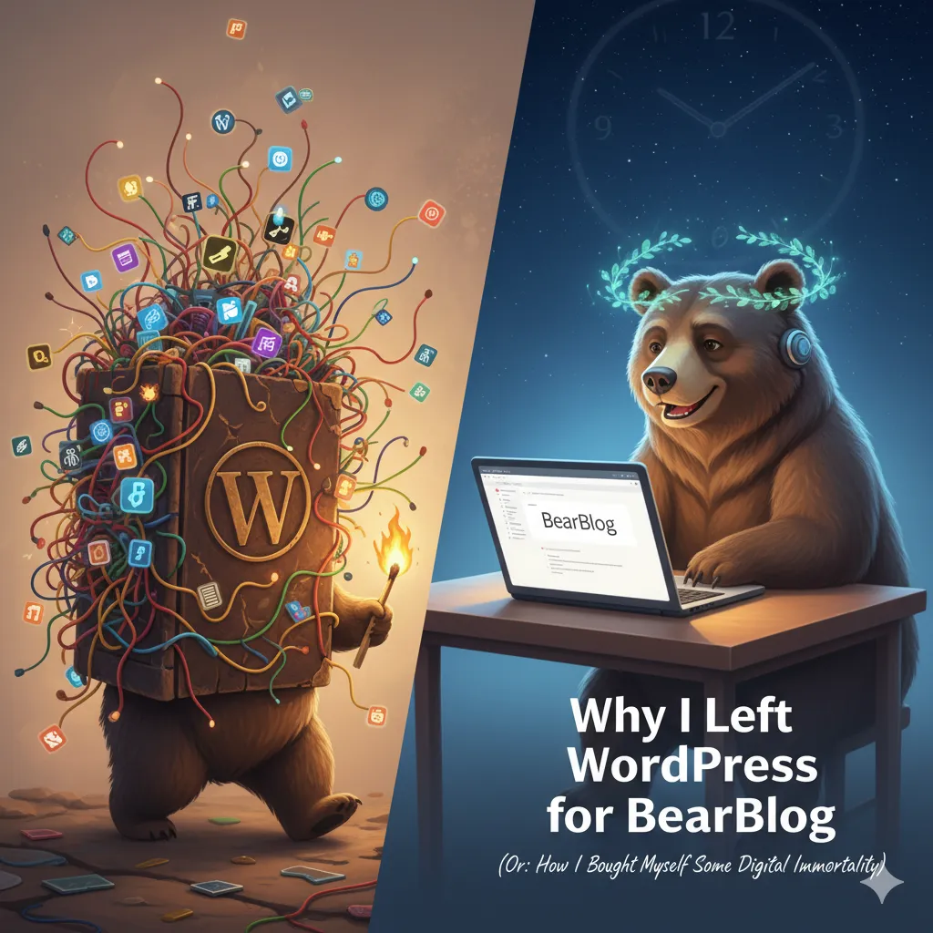 AI Generated Image WordPress to BearBlog
