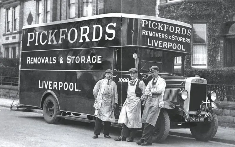 Vintage Pickfords Moving Lorry
