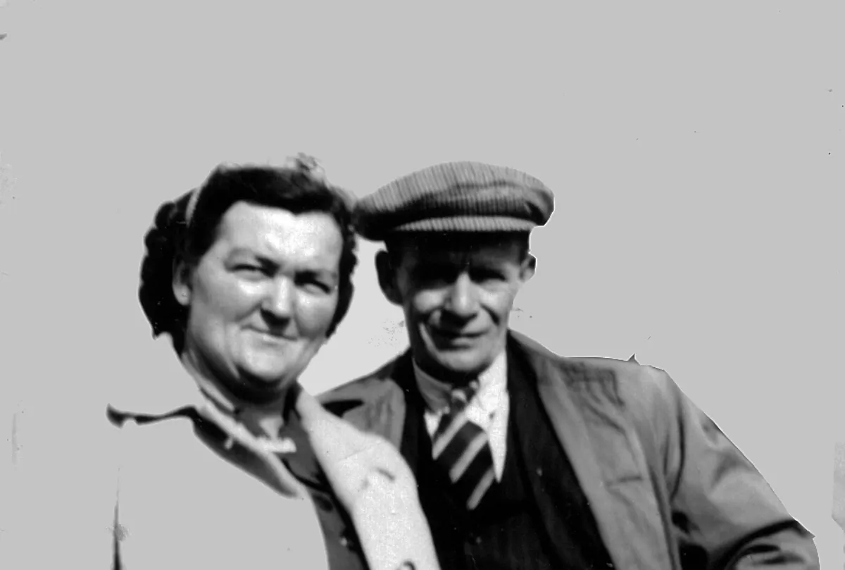 A photo of my Grandparents circa 1950
