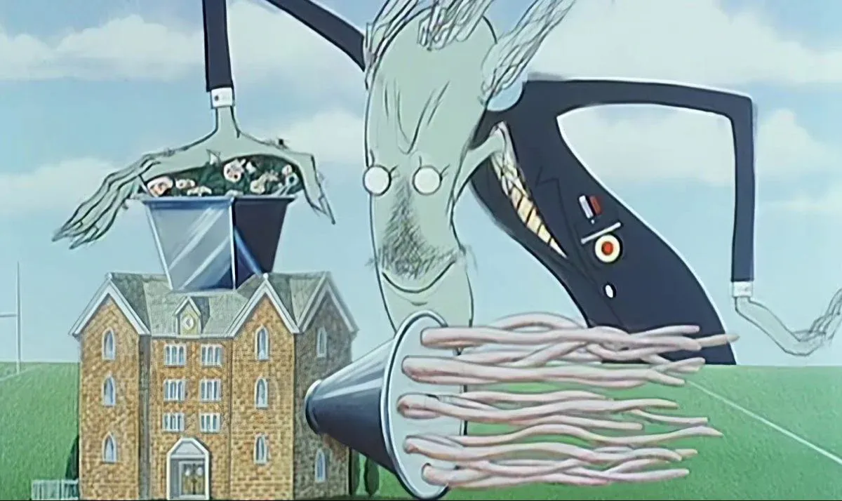 Teacher with Meat Grinder