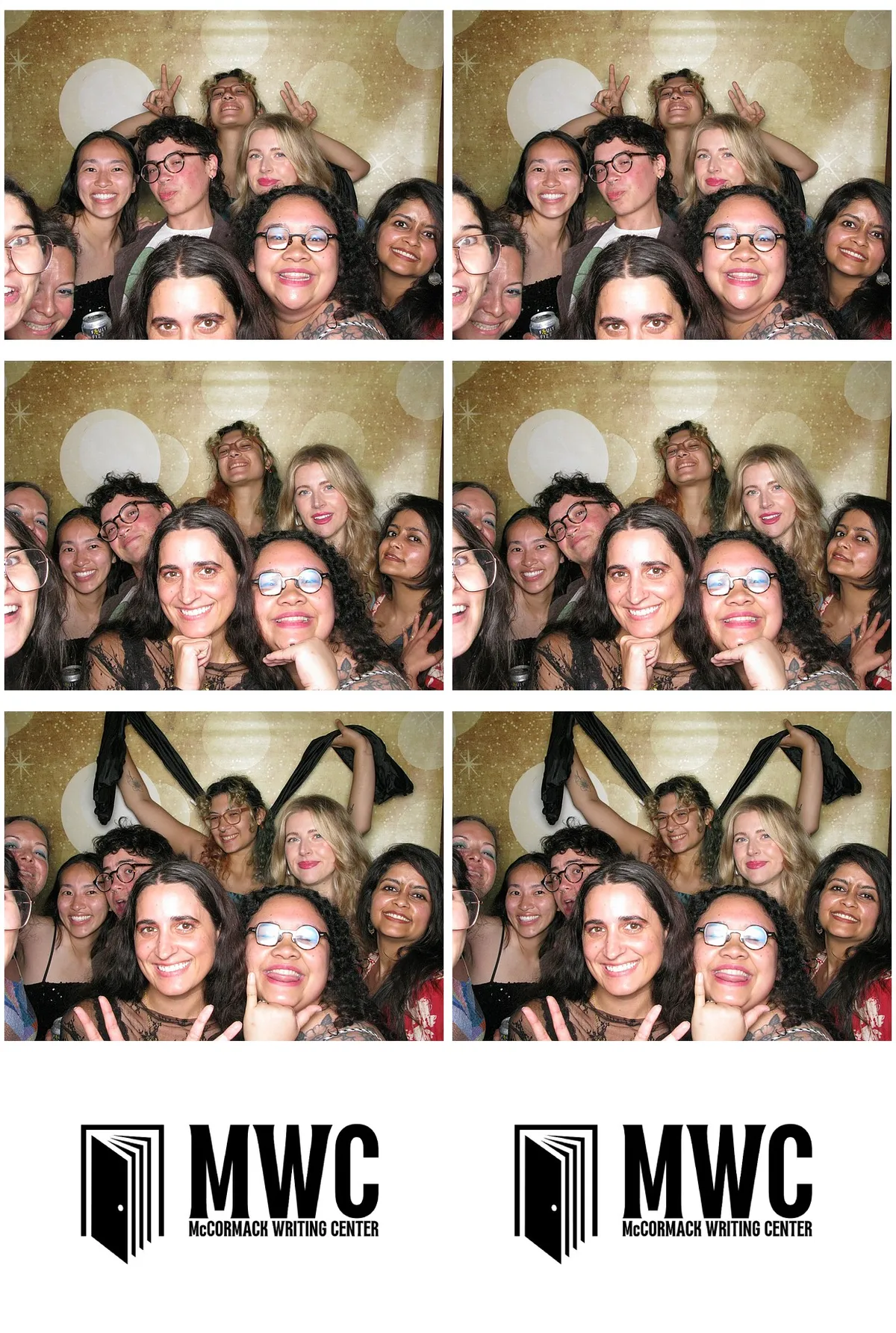 Photo strip of MWC workshop