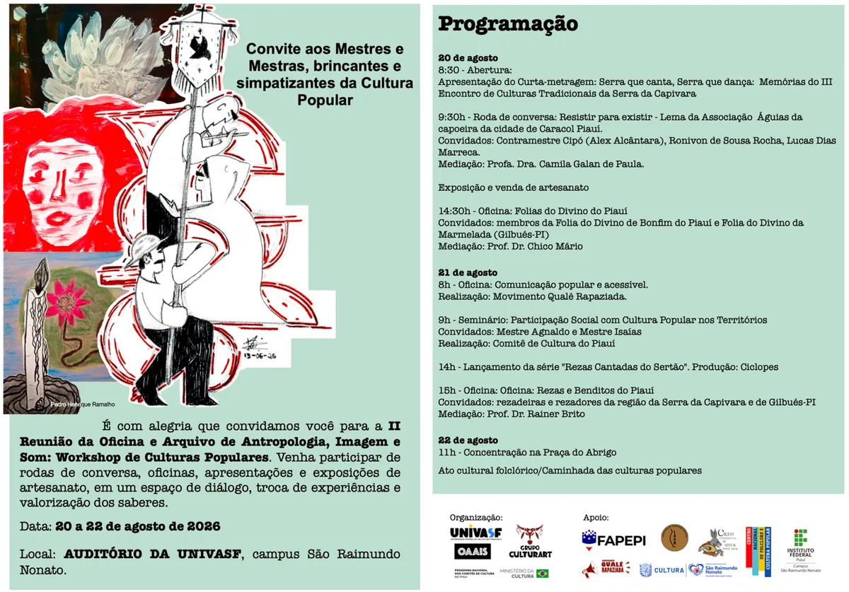 Cartaz da reunião do OAAIS 2026