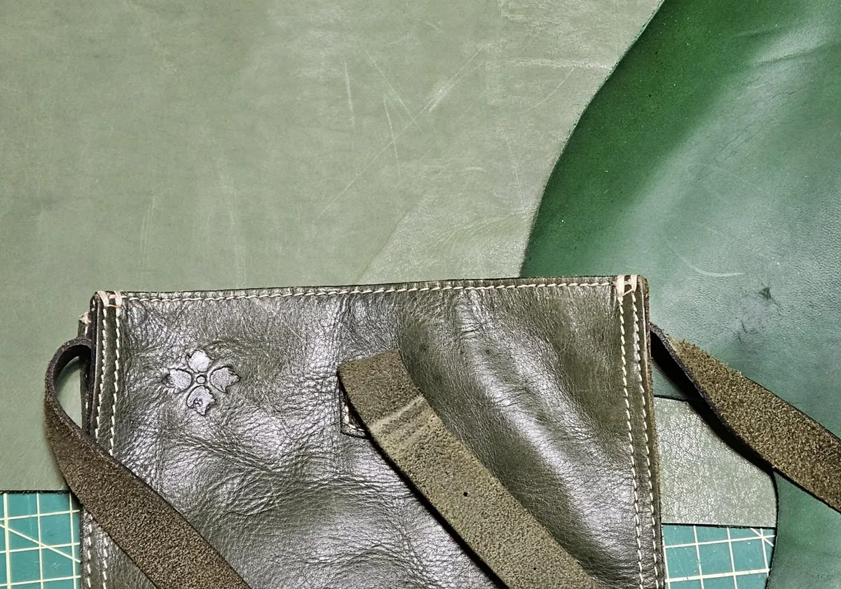 susan's bag before fix