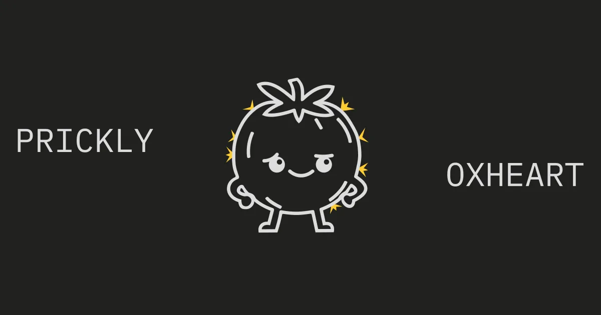 prickly oxheart tomatoman