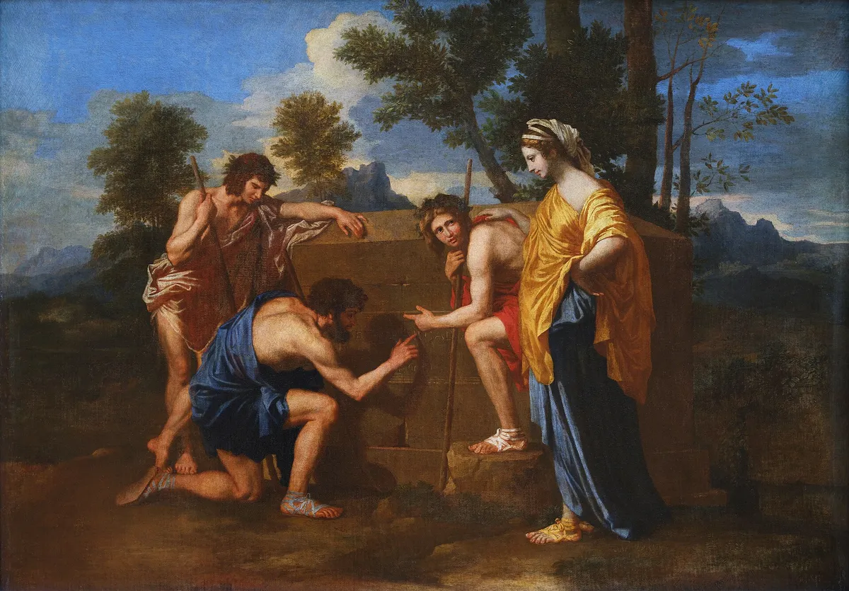 Les_Bergers_d'Arcadie_-Nicolas_Poussin-Musée_du_Louvre_Peintures_INV_7300;_MR_2339