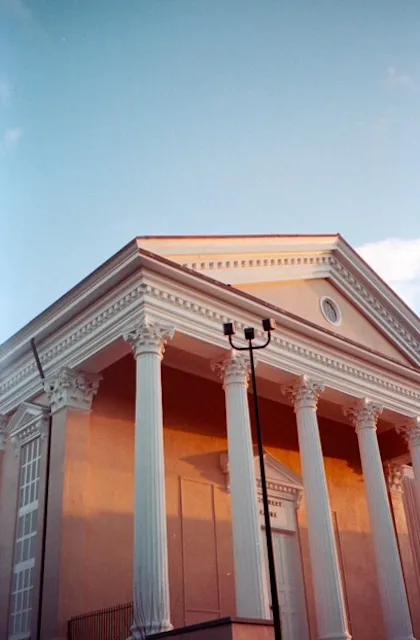 Film photo of Columbia Longstreet Theater
