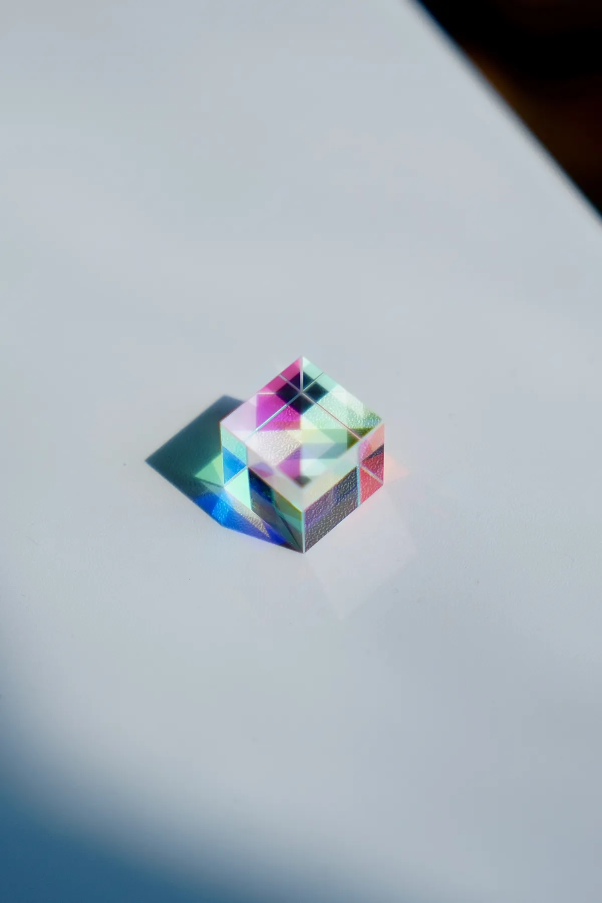 看得出来是一个玻璃方块吗? Rainbow Cube