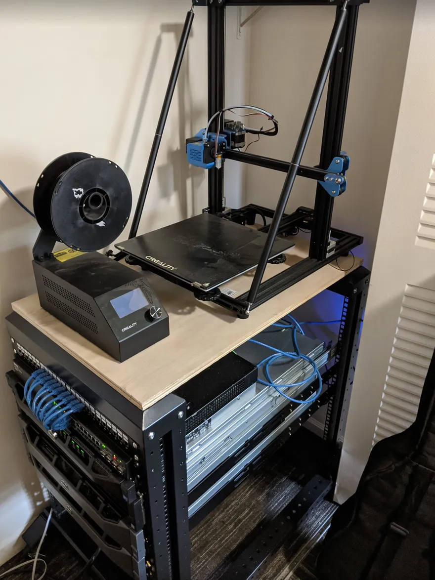 The closet server rack