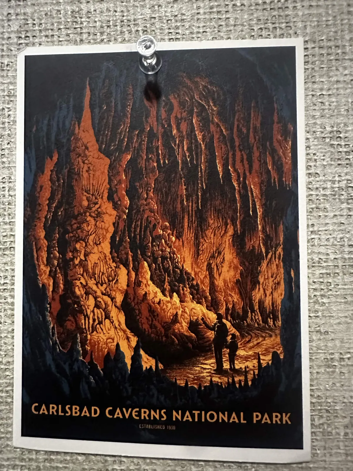 Carlsbad Caverns WPA art