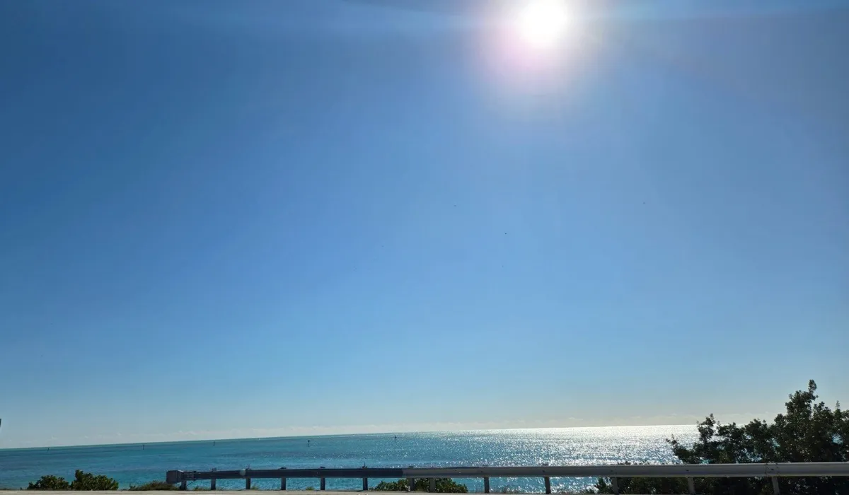 The view from Hwy Piers Historcial Marker
