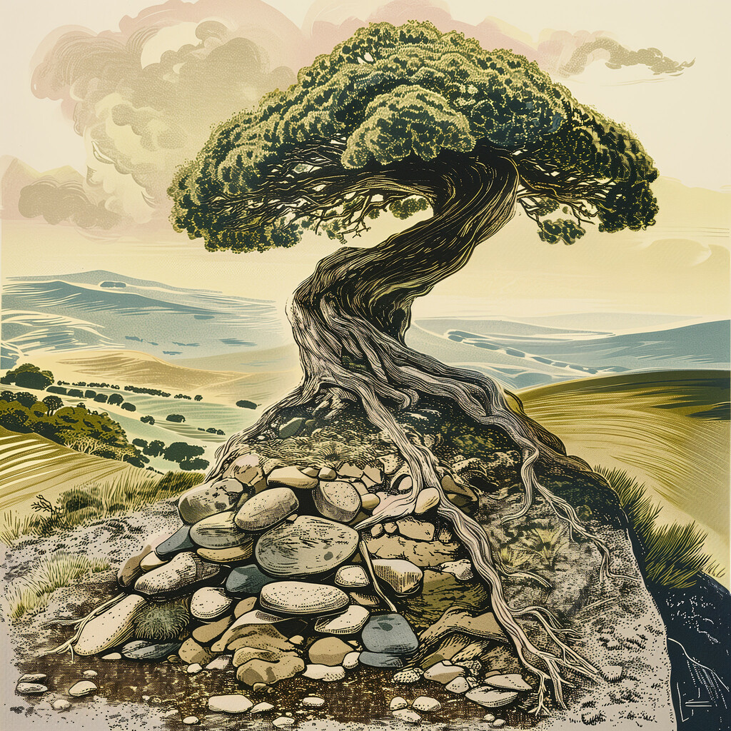 The Shrine of Beathan by Midjourney and me