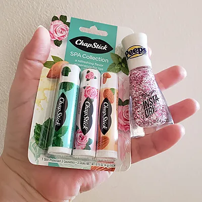 chapstick and nailpolish!