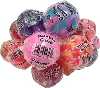 a bundle of brightly colored, 'gourment' lollipops