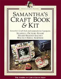 The top of the box of 'Samantha's Craft Book & Kit'