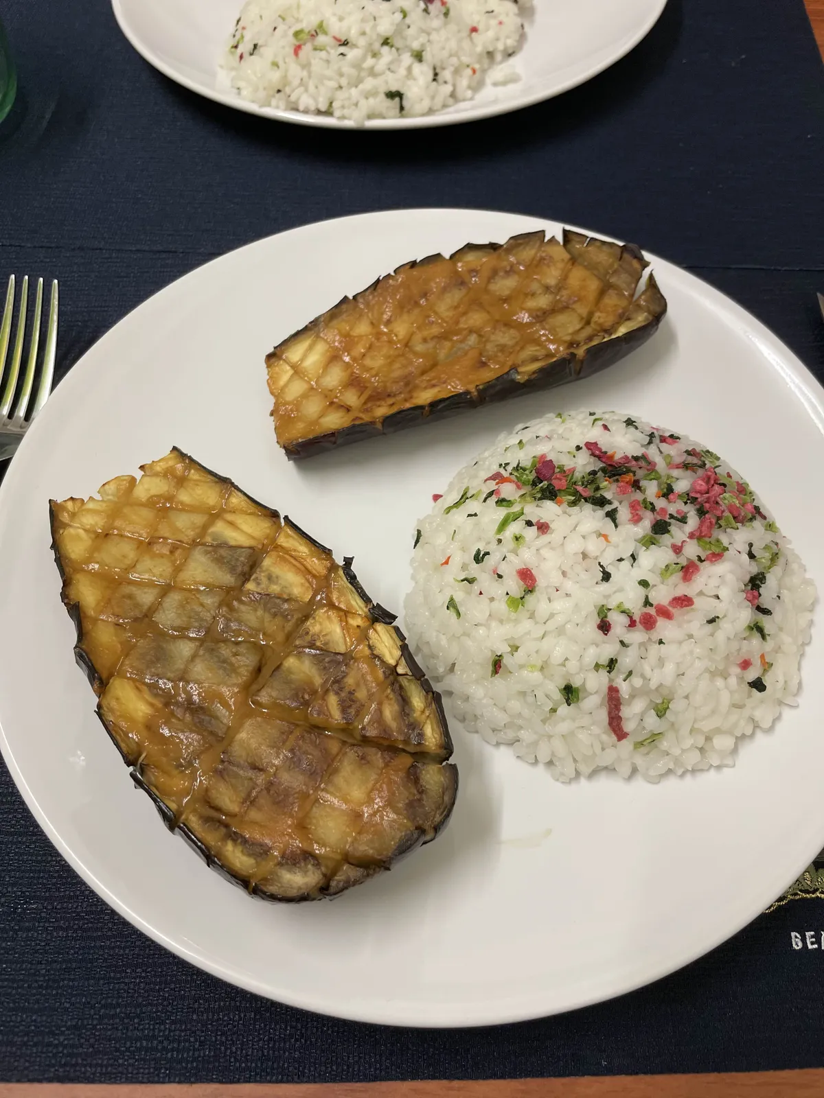 Miso Glazed Eggplant, encouraged by a friend who sent me the recipe as the very first message in our chat wow (20.11.25)