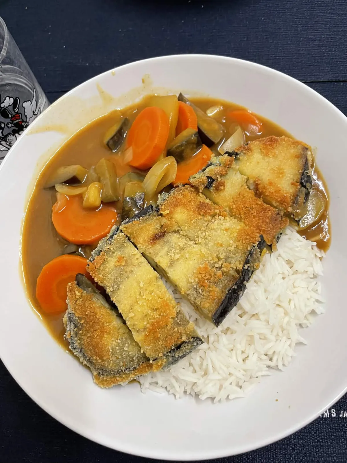 Katsucurry Eggplant! First time I gave the katsu treatment to eggplant (15.03.26)