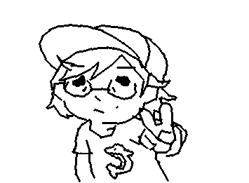 wiggly idiot striking victory pose to viewer