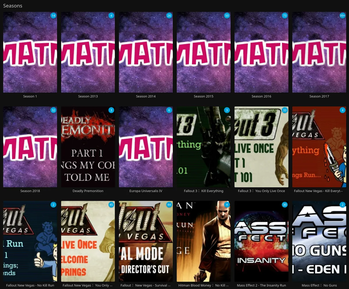 My MATN Jellyfin Page