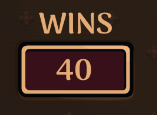 A UI element reading "Wins: 40"