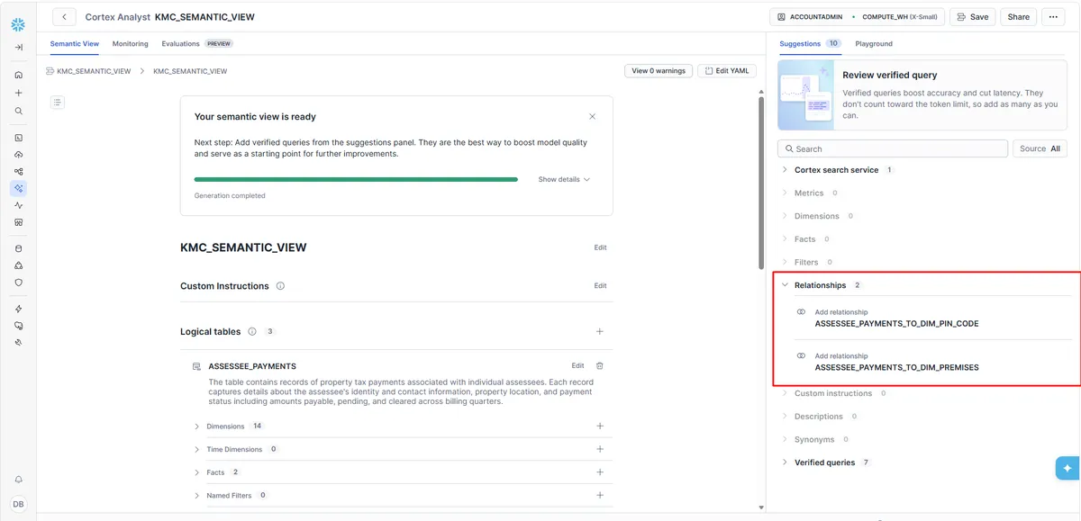 5 - Semantic Model Relations