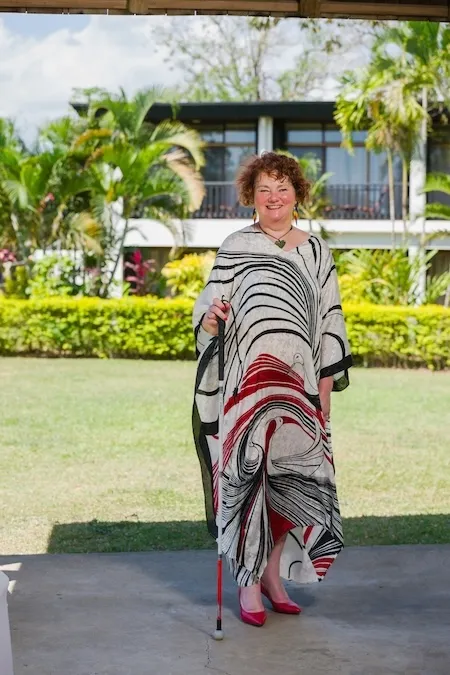 Amanda Stevens at Bridge CRPD-SDGs in Fiji in 2024.