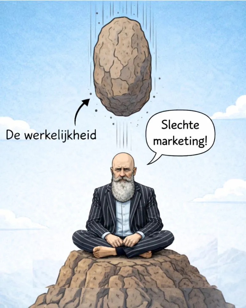 Die marketeer met die baard vindt dat het soms gewoon goed ondernemen is