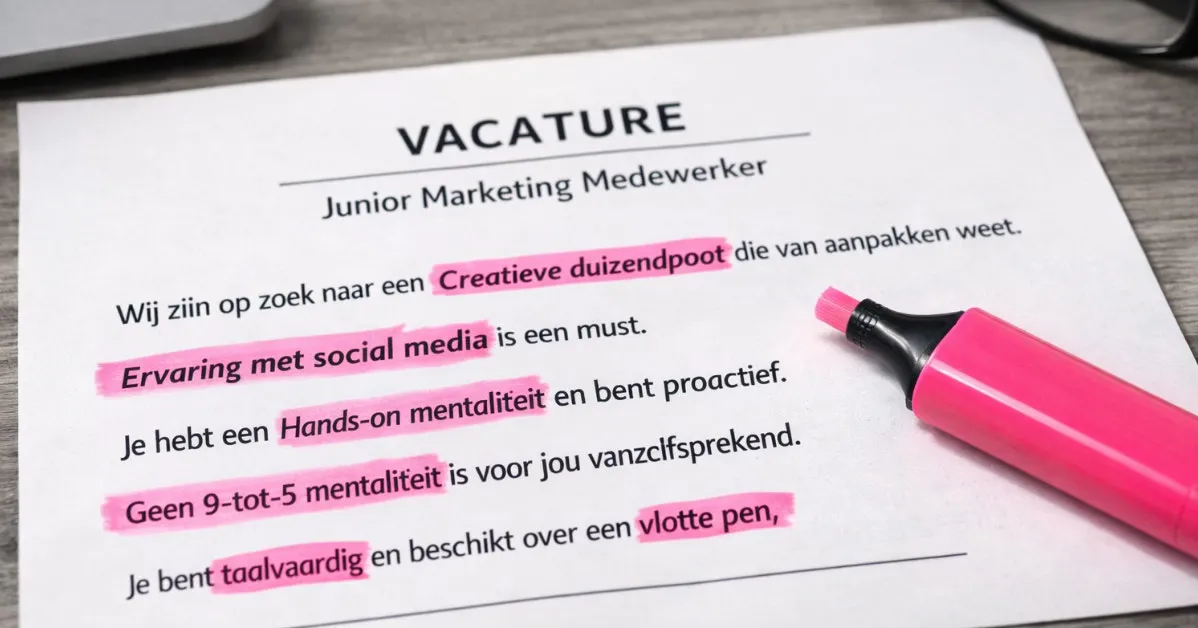 Gezocht: enthousiaste, hardwerkende, creatieve duizendpoot met veel eigen inbreng