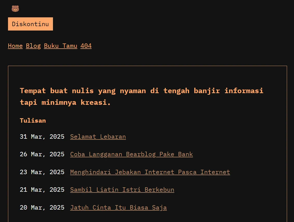 di atas kiri
