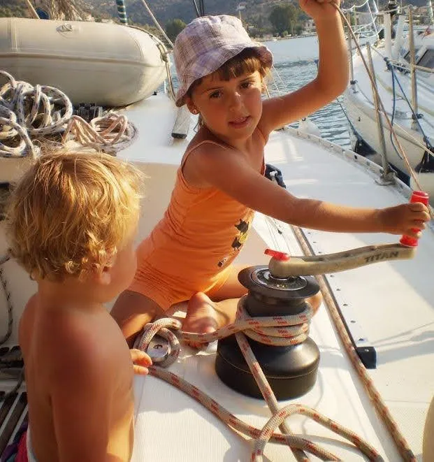 Sailing trip for families with children