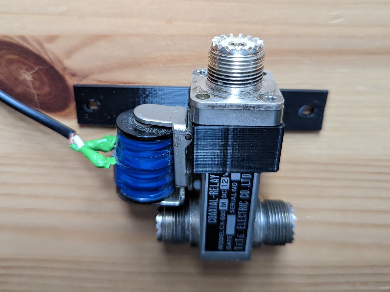 Wall Mount for CX600 Coaxial Relays DK1MI.radio