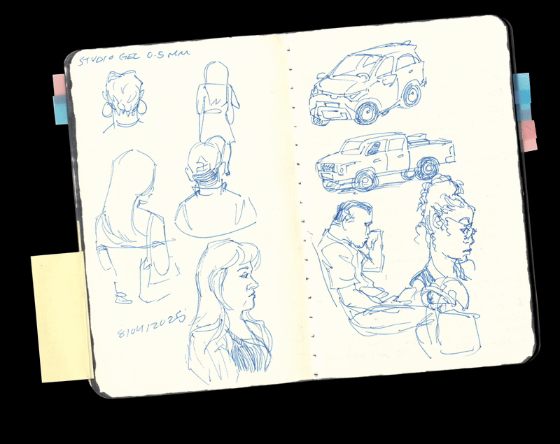 pocket notebook sketches gif