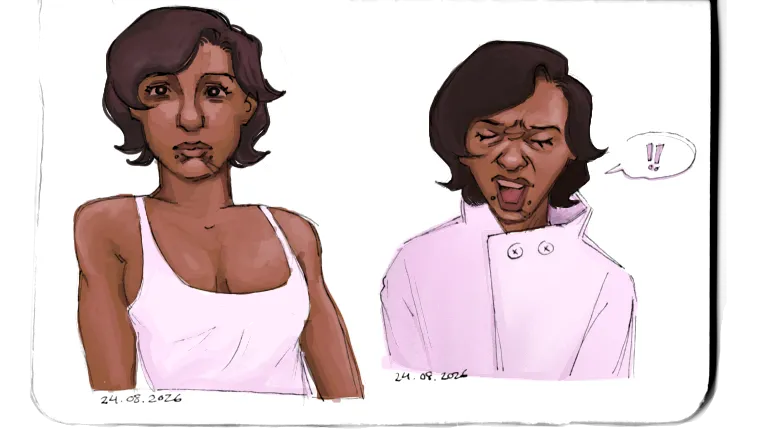 A speed paint GIF of the drawing above.