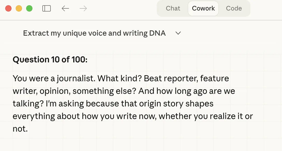 Claude Cowork Interview