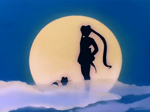 sailor moon silhouette