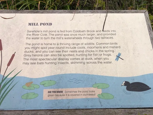 Mill pond info