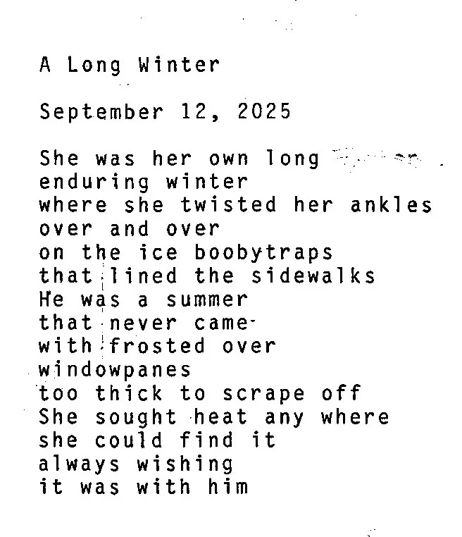 A long winter