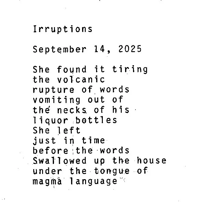 Irruptions