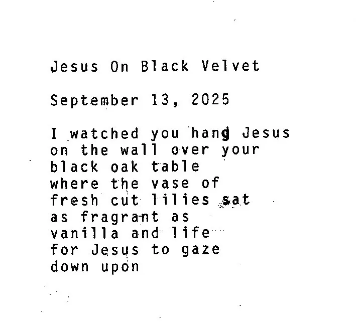 Jesusonblackvelvet